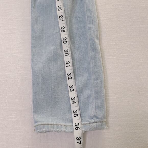 Re/Done Denim 90’s High Rise Ankle Crop Jeans Size 24 - Picture 14 of 16